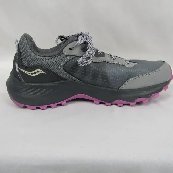 Saucony Aura TR | Women's | Running Shoe | Size 8 | Grey Tones & Pink - Picture 4 of 9